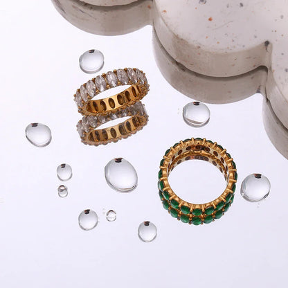 [Royal&Vicky]Antoinette Diamond Simulant Goldring