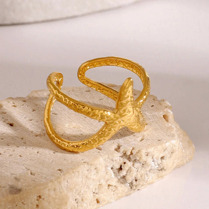 [Royal&Vicky]Aurelie Gold Seestern-Ring