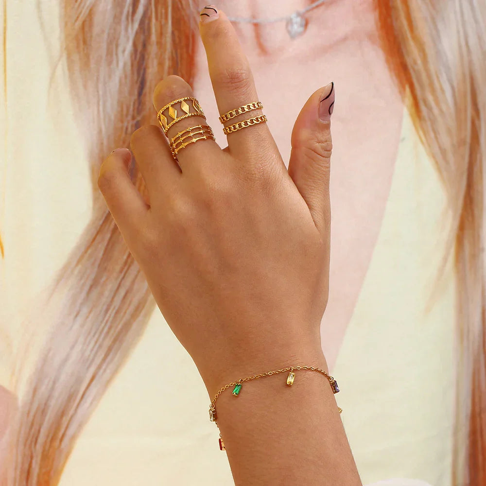 [Royal&Vicky]Josephine Edelsteinarmband