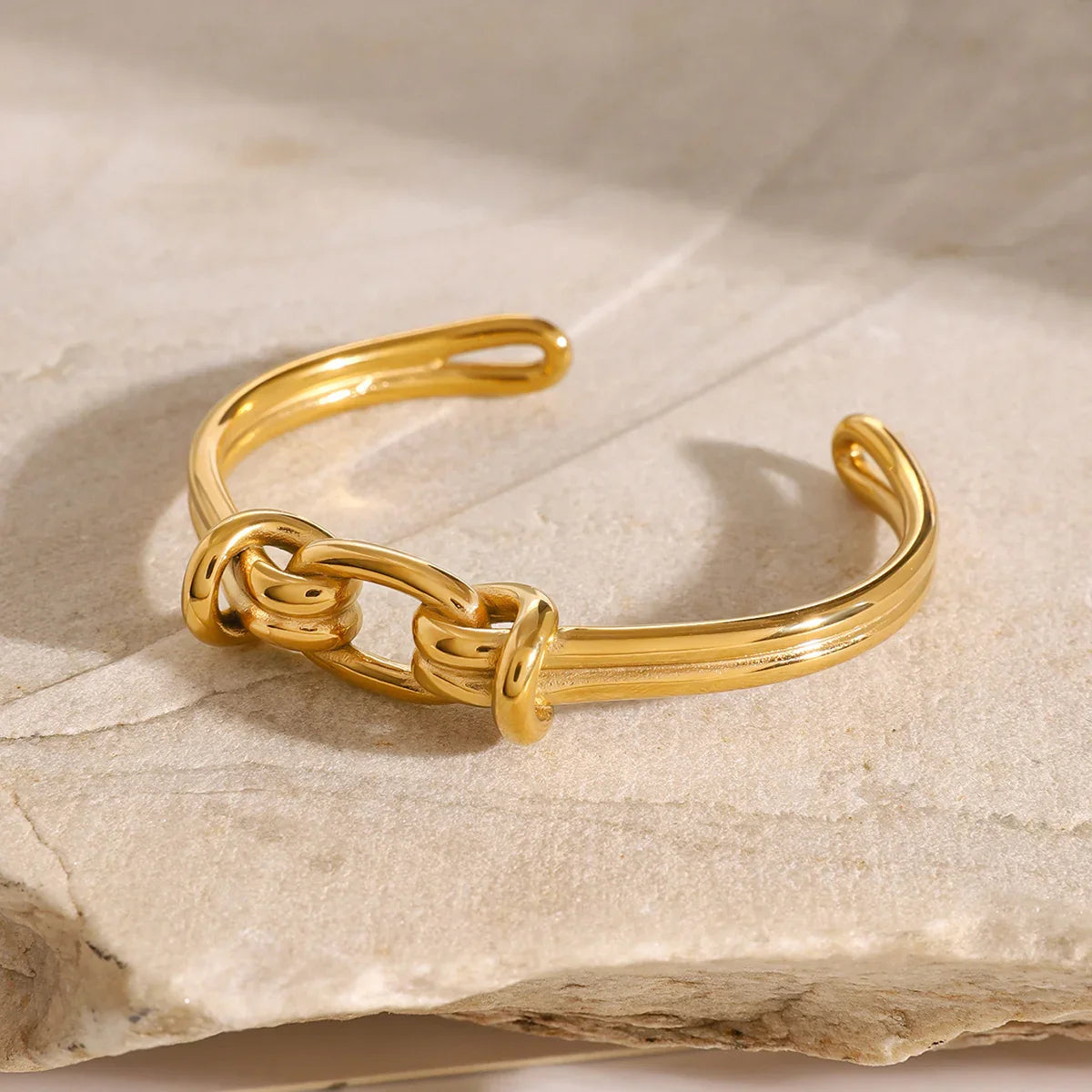 [Royal&Vicky]Luce Gold Knot Armreif