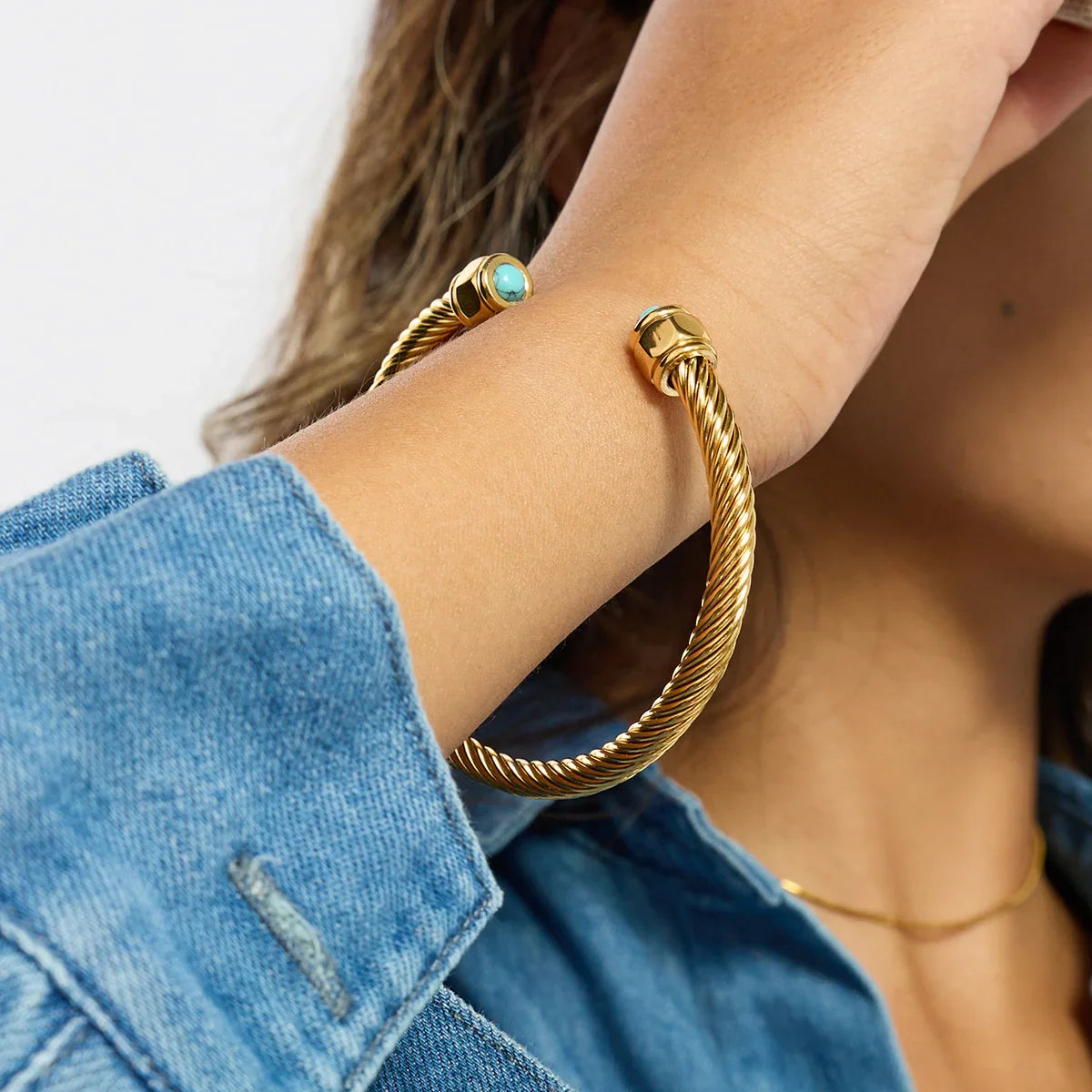 [Royal&Vicky]Thea Gold Bracelet