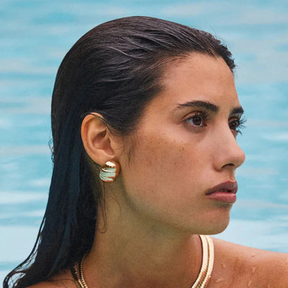 [Royal&Vicky]Willa Gold Earrings