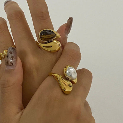 [Royal&Vicky] Mara Amber Perlenring