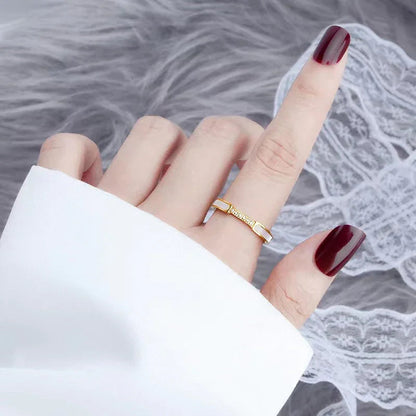 [Royal&Vicky]Gabrielle Goldring mit Diamant-Imitat
