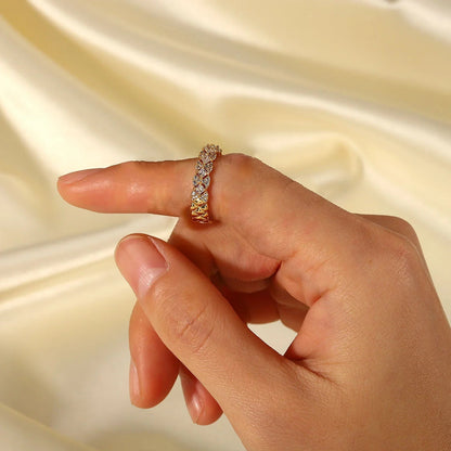[Royal&Vicky]Camille Gold Patterned Ring