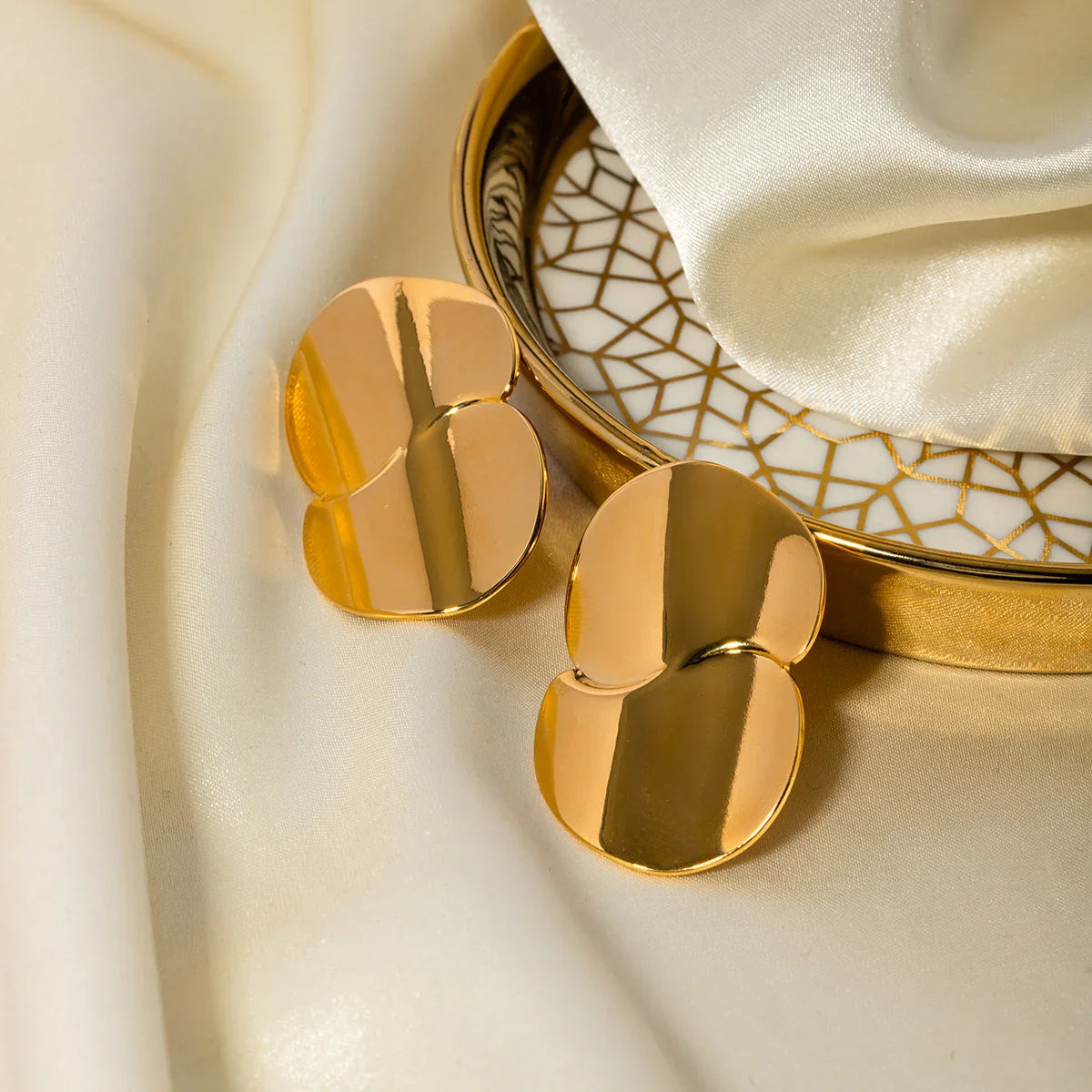 [Royal&Vicky]Mireille Gold Earrings