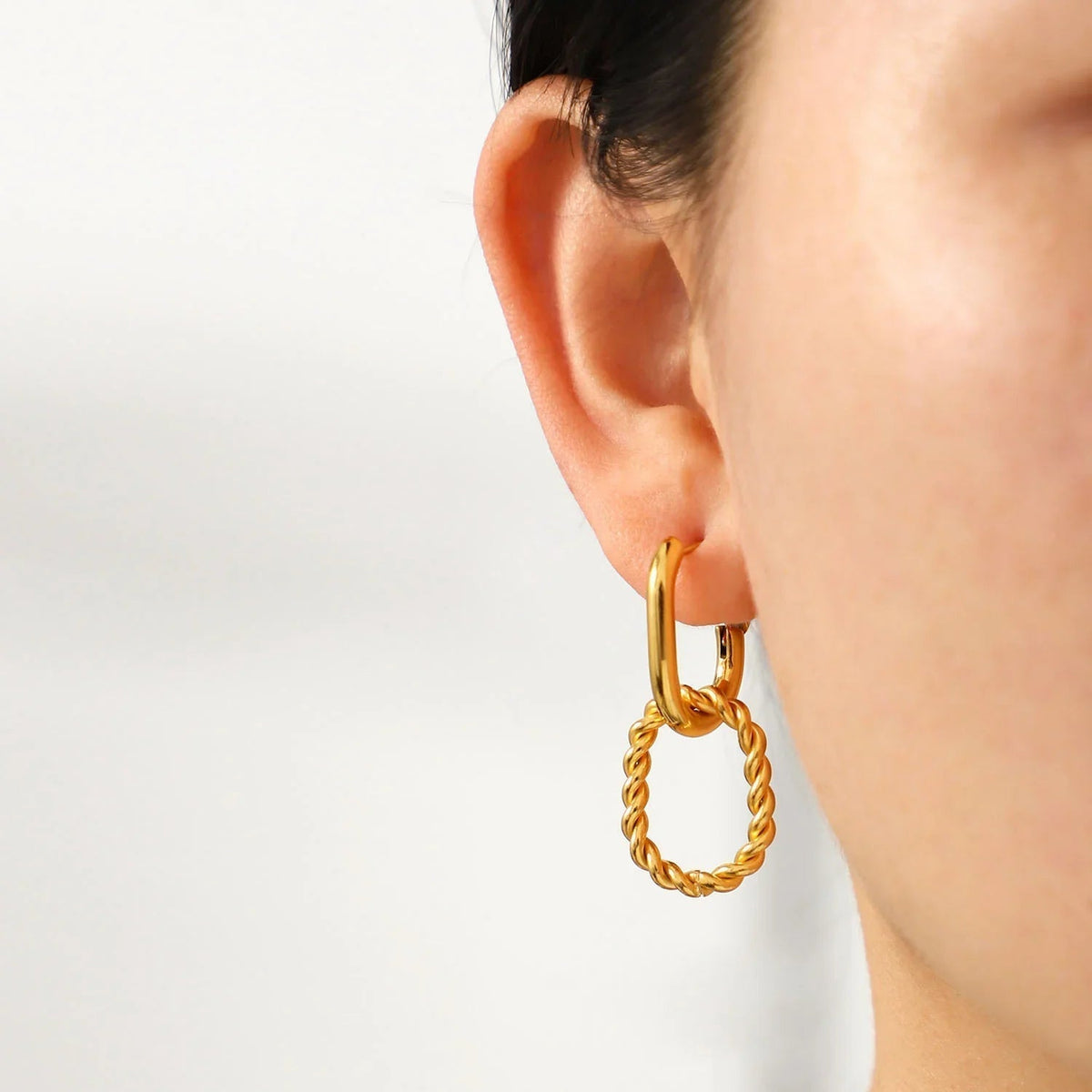 [Royal&Vicky]スカーディ ゴールドピアス