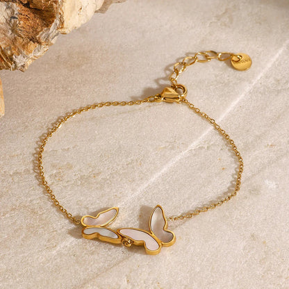 [Royal&Vicky]Blaire Schmetterlings-Perlenarmband