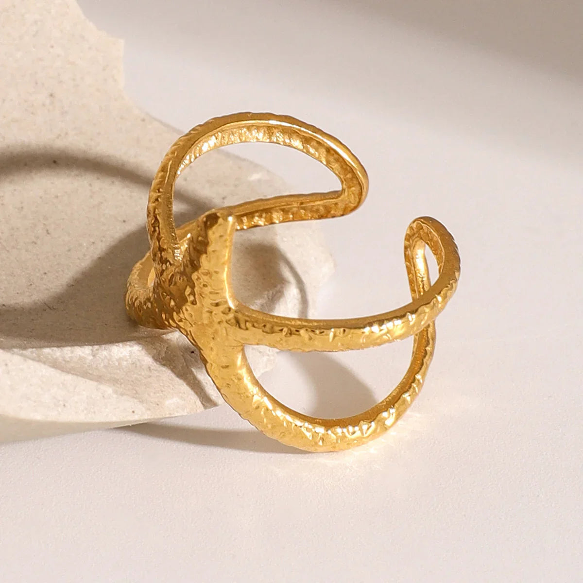 [Royal&Vicky]Aurelie Gold Seestern-Ring