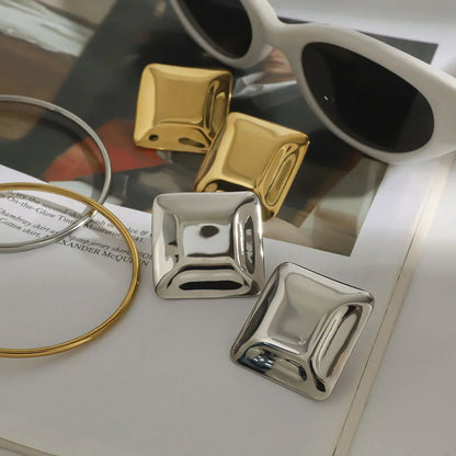 [Royal&Vicky]Fischer Chunky Pillow Earrings