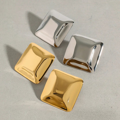 [Royal&Vicky]Fischer Chunky Pillow Earrings
