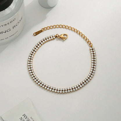 [Royal&Vicky]Celene mehrreihiges Tennisarmband