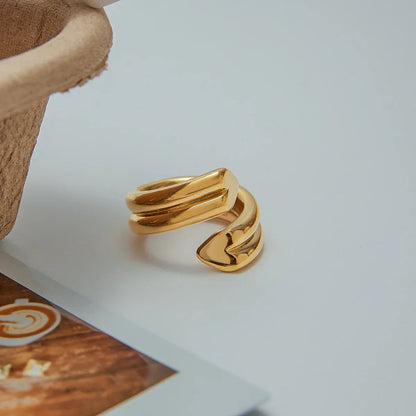 [Royal&Vicky]Tara Herz-Drehring aus Gold