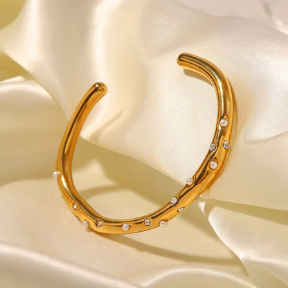 [Royal&Vicky]Corisande Gold Bangle