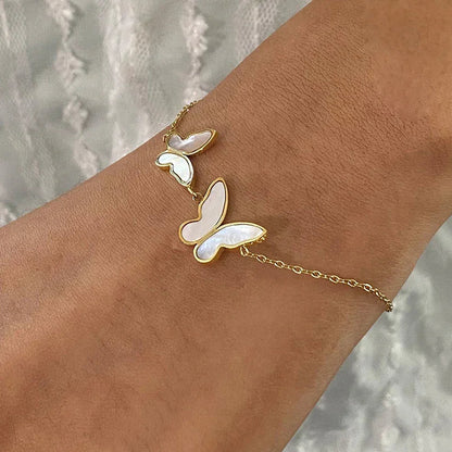 [Royal&Vicky]Blaire Schmetterlings-Perlenarmband