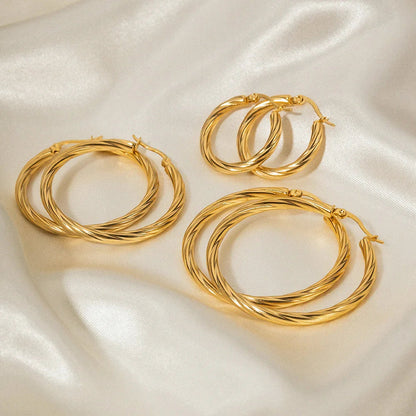 [Royal&Vicky]ゼフィ フープピアス