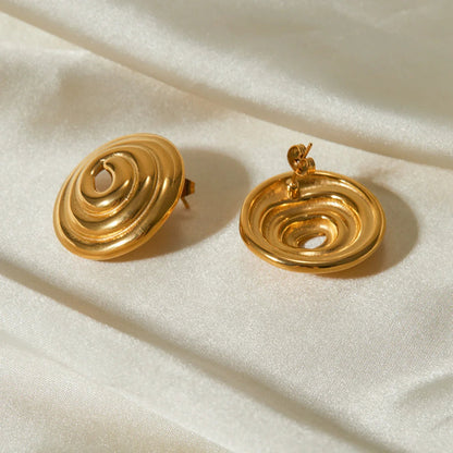 [Royal&Vicky]Eliah Gold Earrings