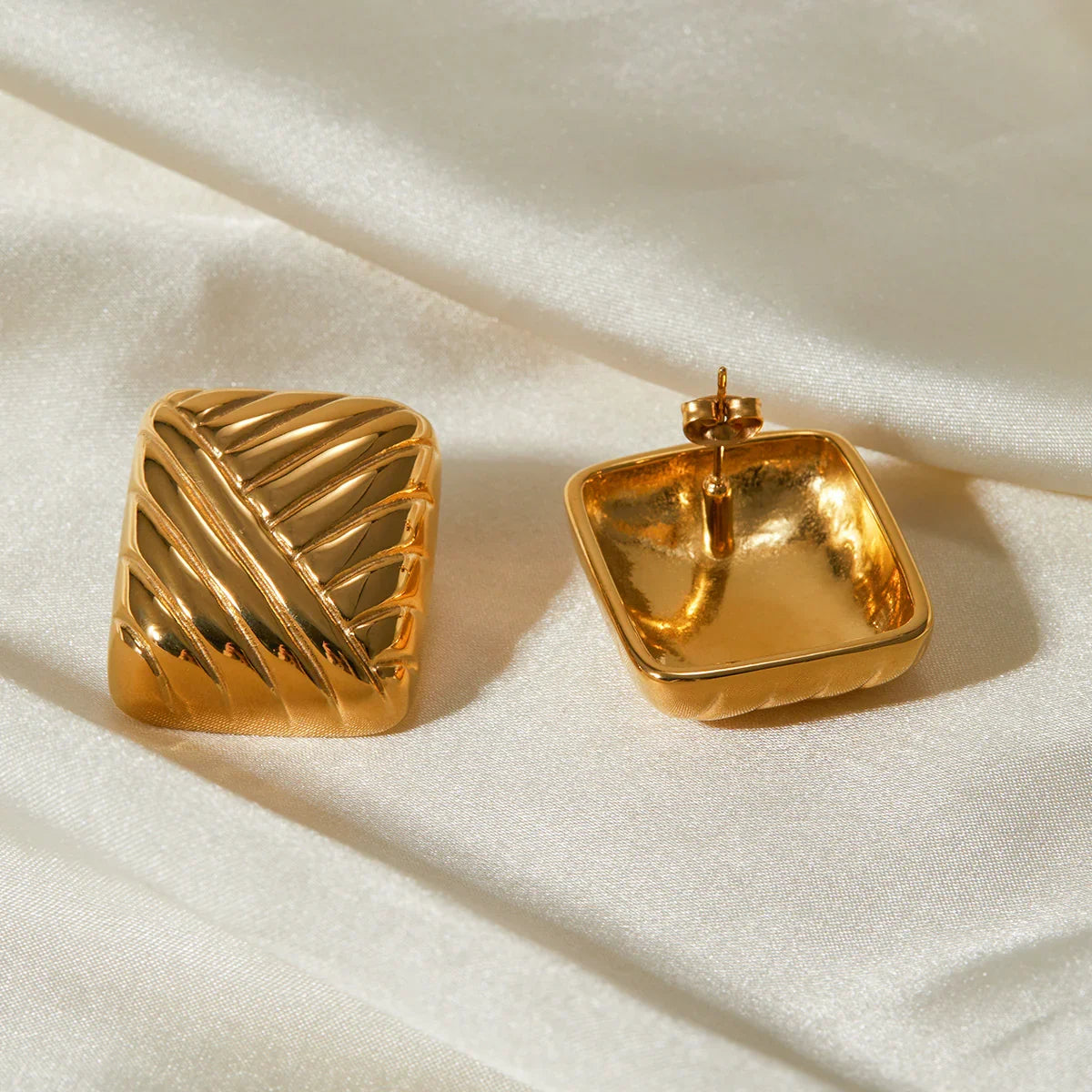 [Royal&Vicky]Inez Goldohrringe