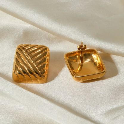 [Royal&Vicky]Inez Goldohrringe
