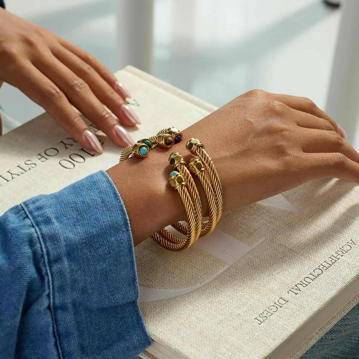 [Royal&Vicky]Thea Gold Bracelet