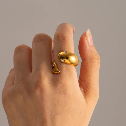 [Royal&Vicky]Etta Gold Serpent Ring