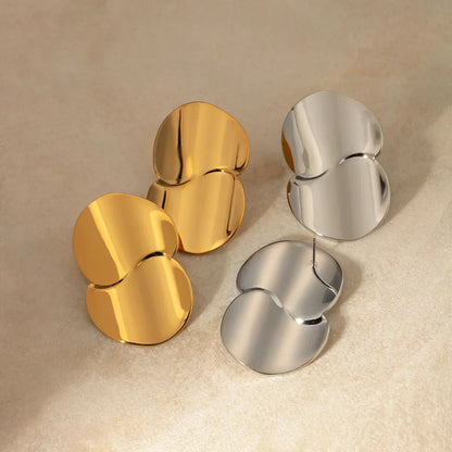 [Royal&Vicky]Mireille Gold Earrings