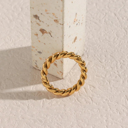 [Royal&Vicky]Melody Gold Twist Ring