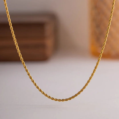 [Royal&Vicky]Calle Seilketten-Halskette in Gold