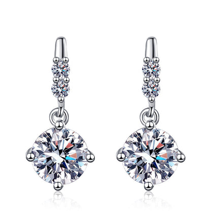[Royal&Vicky]DYNAMIC TASSEL MOISSANITE DROP EARRINGS