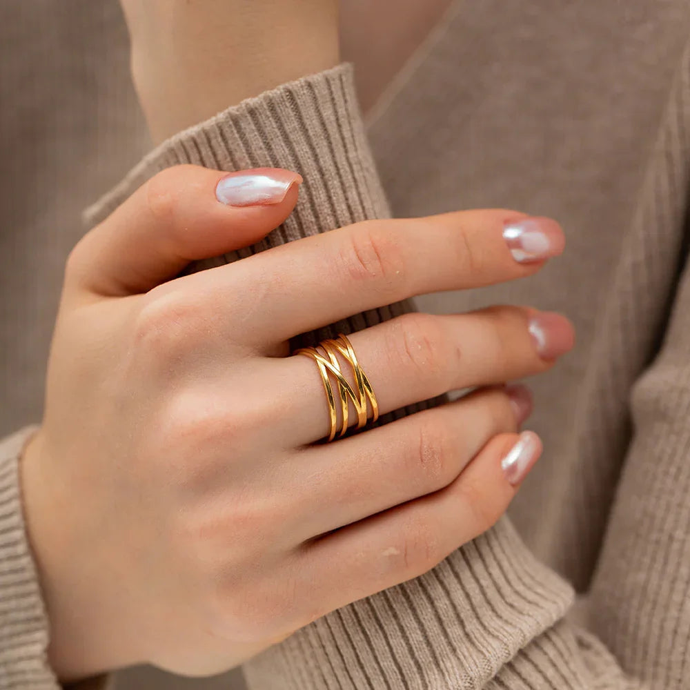 [Royal&Vicky]River Gold Ring