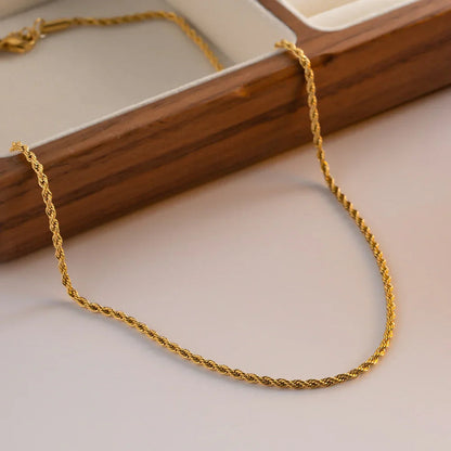 [Royal&Vicky]Calle Seilketten-Halskette in Gold