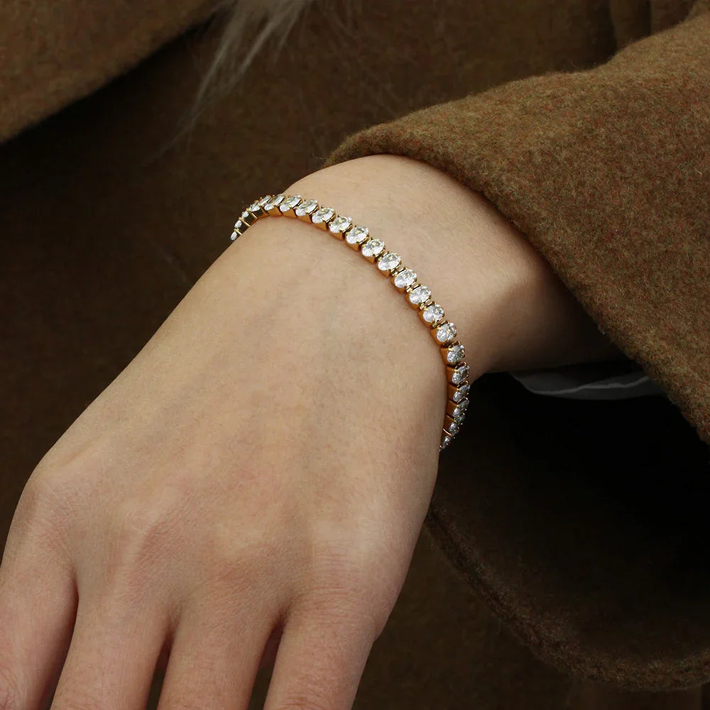 [Royal&Vicky]Wisteria Diamant-Tennisarmband