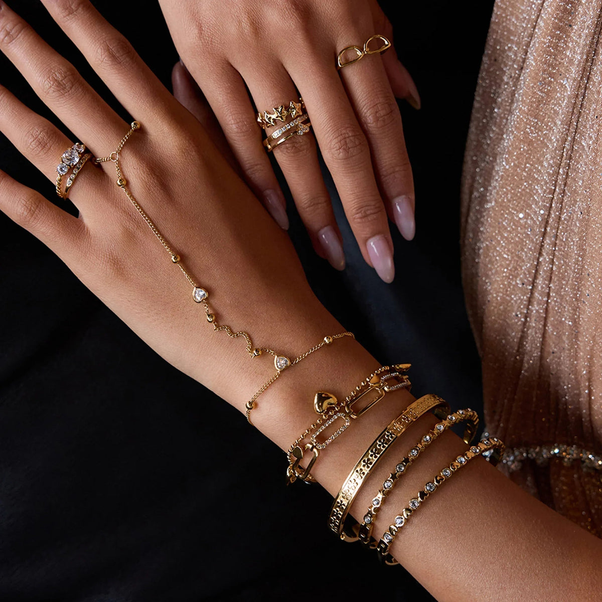 [Royal&Vicky]ウィンズロウ ゴールド ハンドチェーン