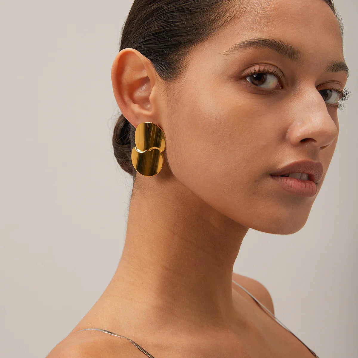 [Royal&Vicky]Mireille Gold Earrings