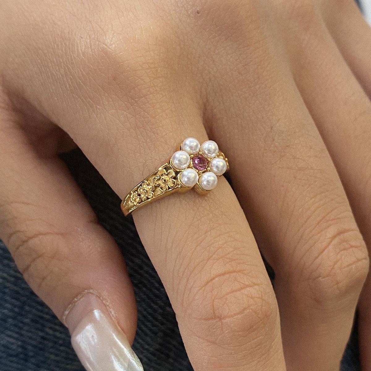[Royal&Vicky]Thalia Süßwasserperlenring