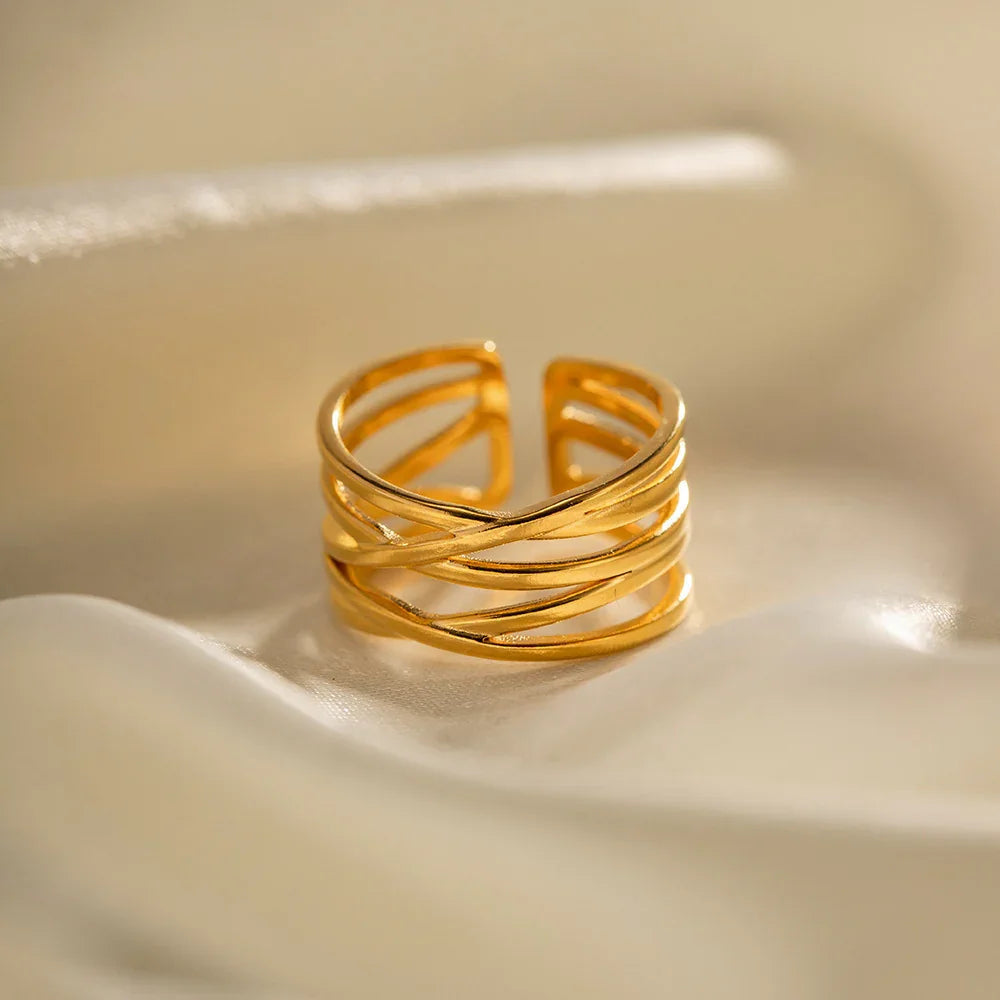 [Royal&Vicky]River Gold Ring