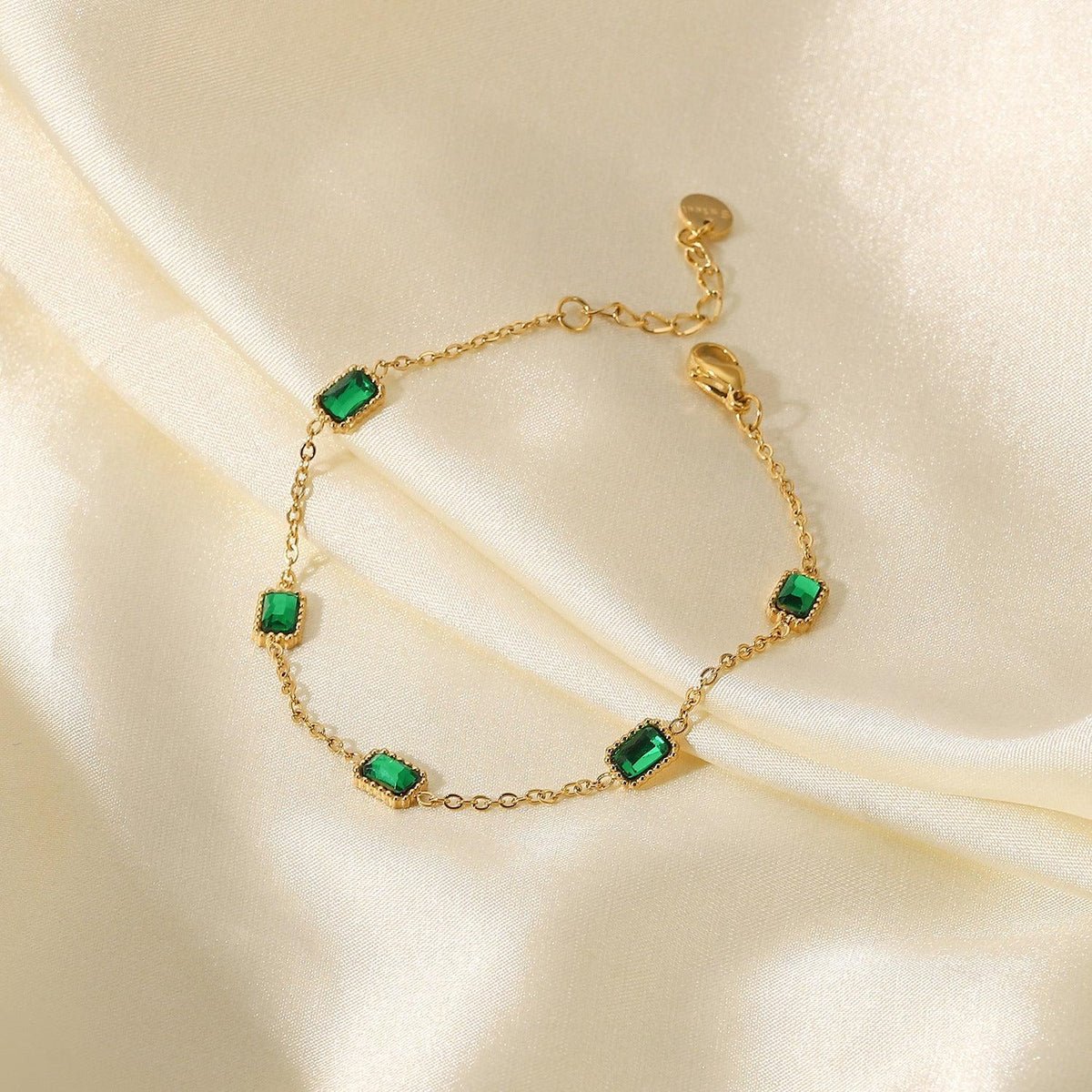 [Royal&Vicky]Erin grünes Armband