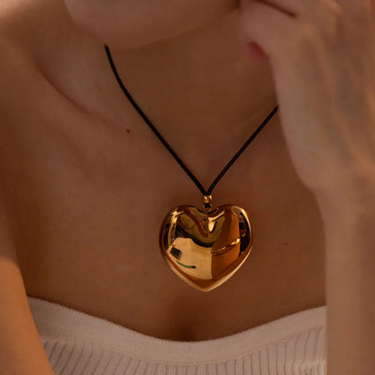 [Royal&Vicky]Ophelia Gold Heart Necklace