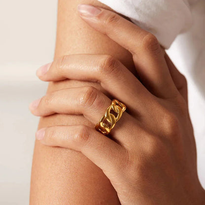 [Royal&Vicky]Splendor Gold Ring
