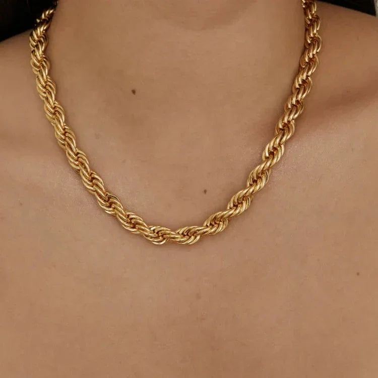 [Royal&Vicky]Mila Golden Twist Halskette