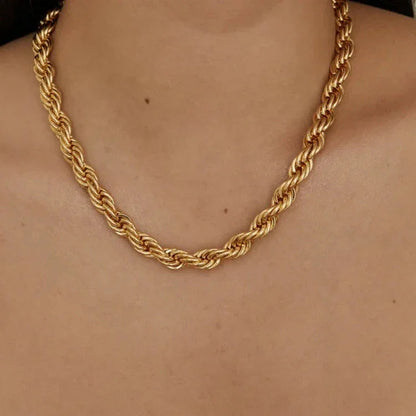 [Royal&Vicky]Mila Golden Twist Halskette