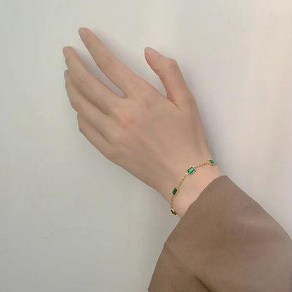 [Royal&Vicky]Erin grünes Armband
