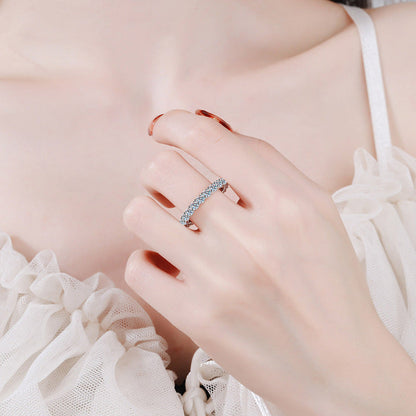 [Royal&Vicky]LUXURIOUS 2.2 CARAT FULL ETERNITY MOISSANITE RING