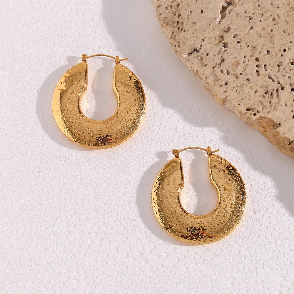 [Royal&Vicky]ケイリー チャンキーフープピアス