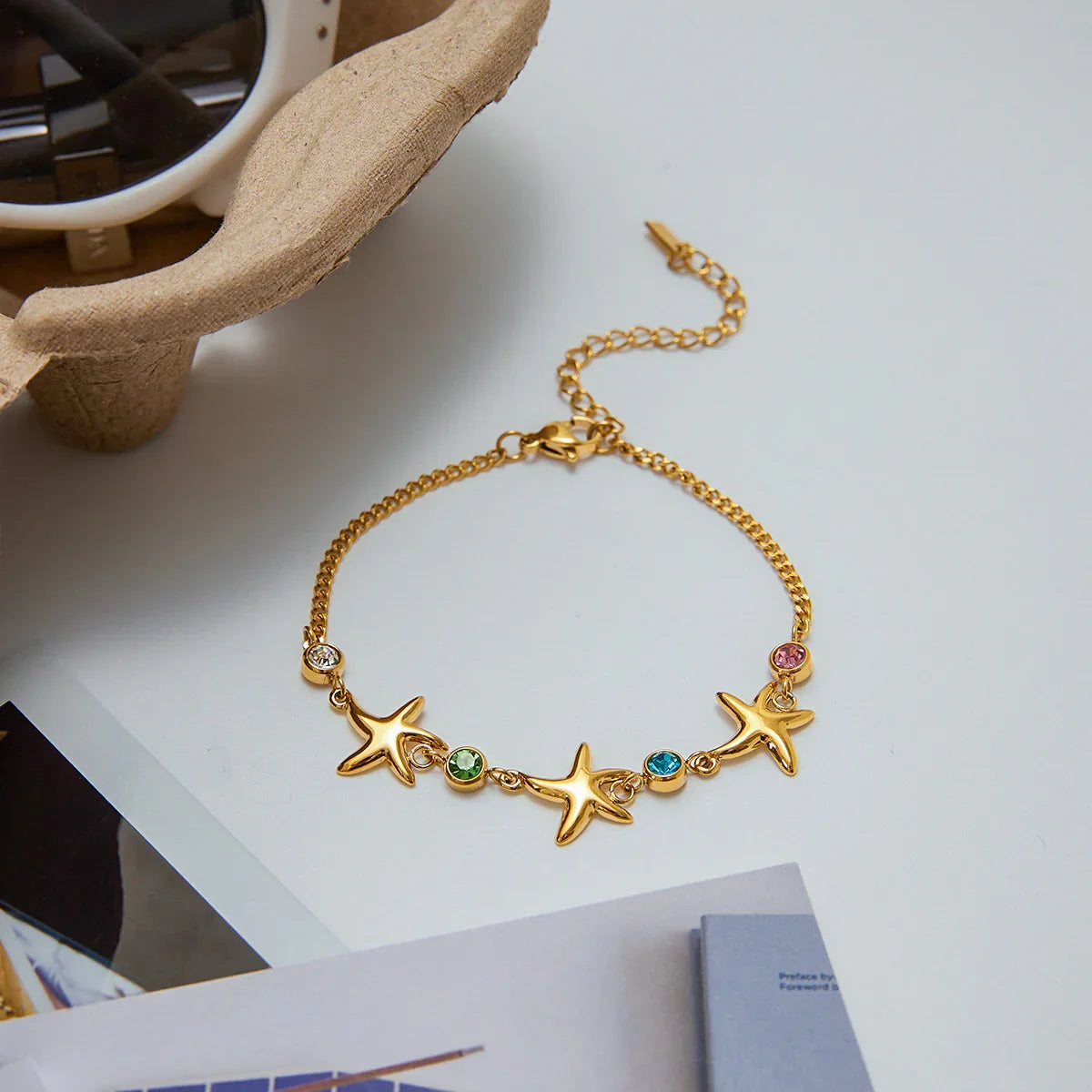 [Royal&Vicky]Kristine Golden Starfish Bracelet