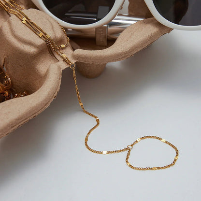 [Royal&Vicky]Mimi Golden Hand Chain