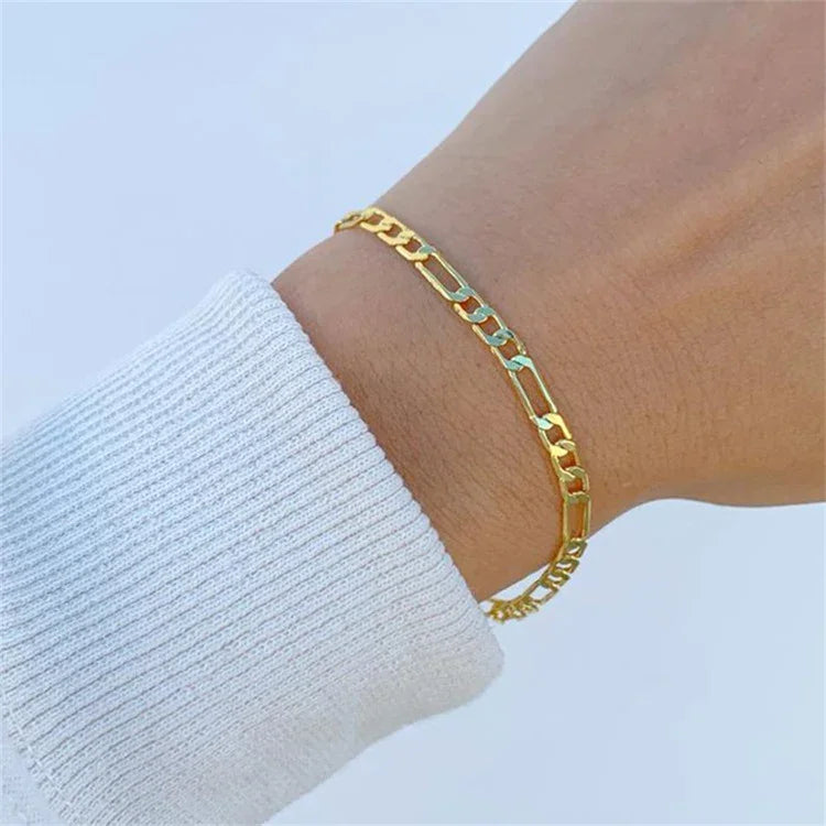 [Royal&Vicky]サターンゴールドチェーンブレスレット