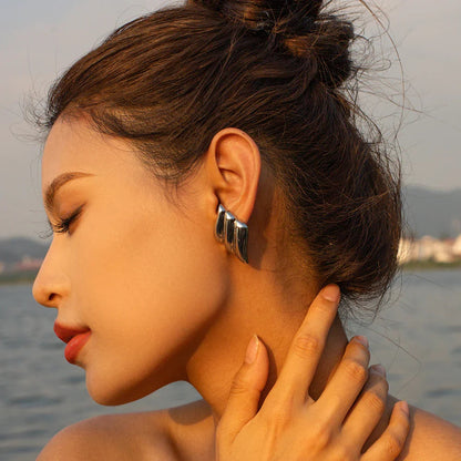 [Royal&Vicky]Vera Gold Earrings