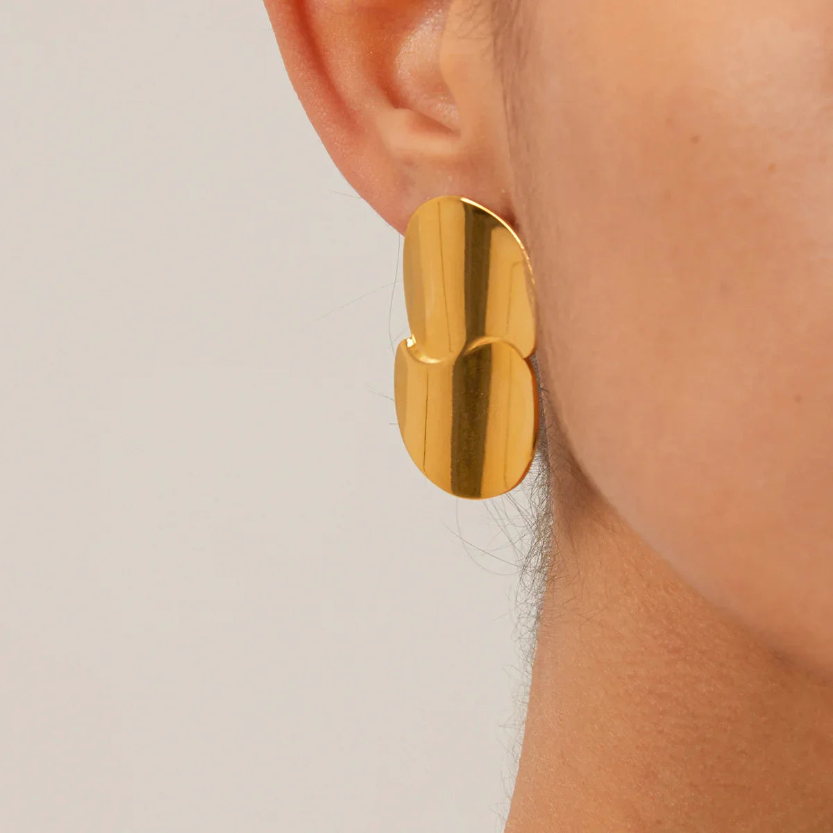 [Royal&Vicky]Mireille Gold Earrings