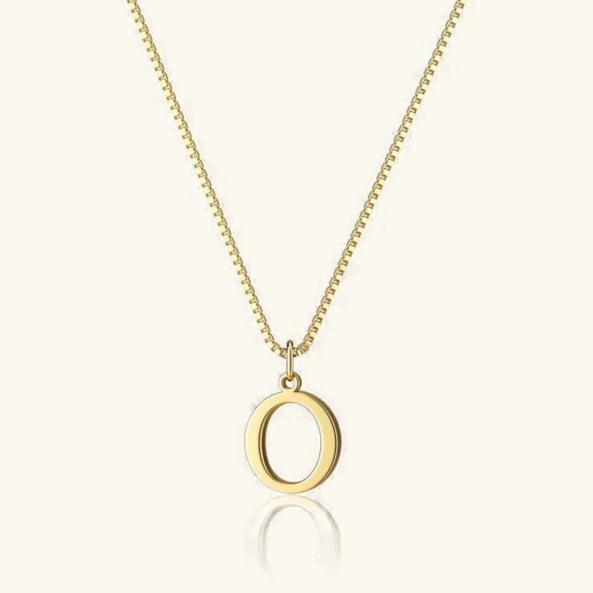 [Royal&Vicky]Therese Letter Initial Gold Necklace